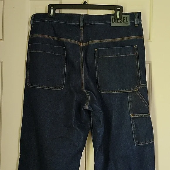 Diesel men's dark wash Carpenter Jeans feat. Coca-Cola sz 34x29 - Picture 4 of 13